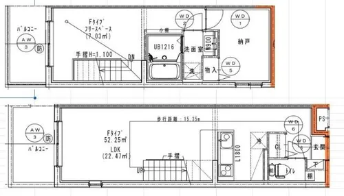 Amirl Premier Imaike【402号室】の間取り