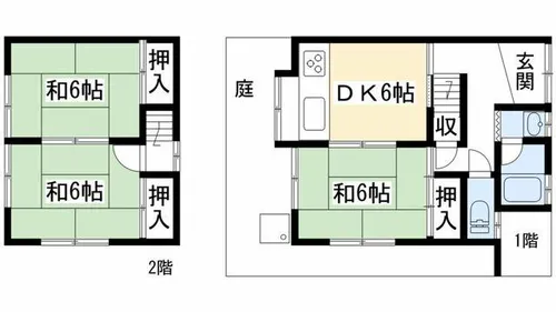 京都府京都市左京区岩倉西宮田町【一戸建】の間取り