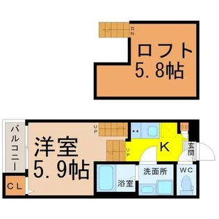 ハーモニーテラス平安III【1階】の間取り
