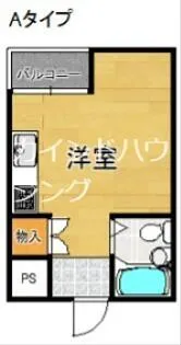 ビバリーヒルズ岸里東【4階】の間取り