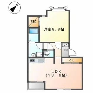 プレシャス【2階】の間取り