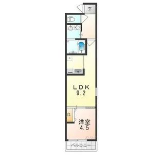 大阪府大阪市住之江区浜口西3丁目【アパート】の間取り