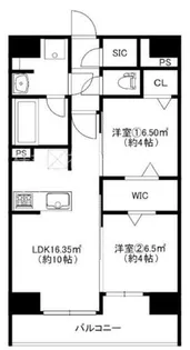 MODERN PALAZZO South薬院【7階】の間取り