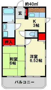 エクレール中井【215号室】の間取り
