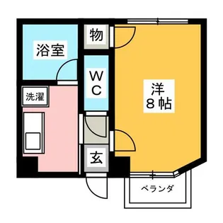 サンハイム【3階】の間取り