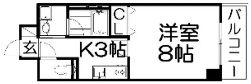 クリザンテェーモ【8階】の間取り