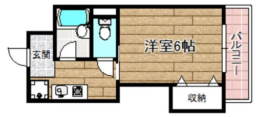 池上マンション【102号室】の間取り