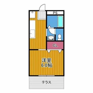 1Kの間取り画像