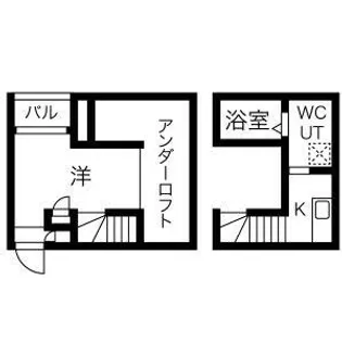 ヴィラ新福寺【103号室】の間取り