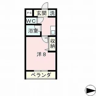 スターボード28【2階】の間取り