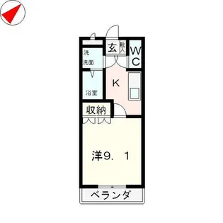 ラ・カンパネラ1【2階】の間取り