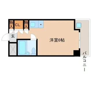 ロイヤルメゾン南武庫之荘【1階】の間取り