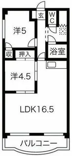 AHQ平子【3階】の間取り