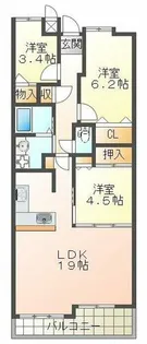 サンヴェール舞子壱番館【1階】の間取り