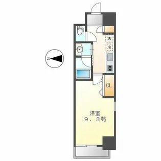 ディアレイシャス鶴舞公園【6階】の間取り