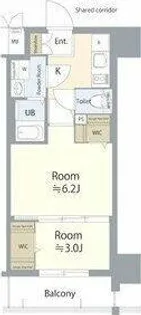 エスリード栄エステージ【3階】の間取り