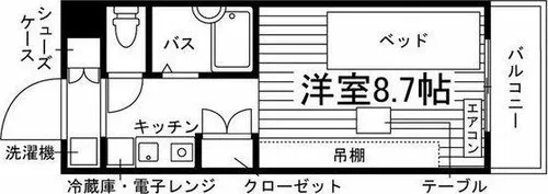 クレストヒルズ向山【1階】の間取り