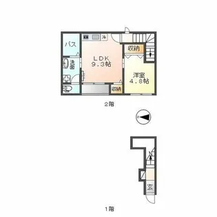 ROSA(ローザ)【2階】の間取り