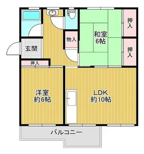金剛第三住宅214棟【405号室】の間取り