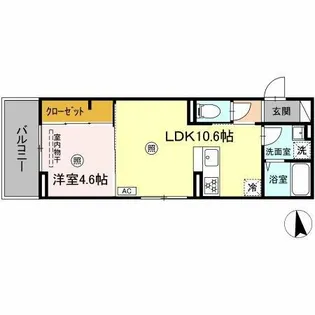 アトレ千防【3階】の間取り