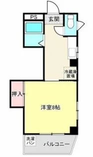 ウガワビル【3階】の間取り