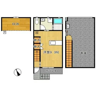 KronosⅠ【1階】の間取り