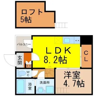 ノーブルコート【2階】の間取り