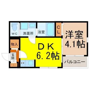Arcoiris中村公園【1階】の間取り