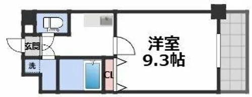 プロスペクト美章園【3階】の間取り