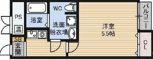 MY江之子島マンション【6階】の間取り