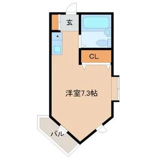 リバーヒル富松【5階】の間取り