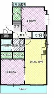 ココガーデン【1階】の間取り