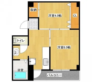 ヴィラナリー豊岡1号棟【3階】の間取り