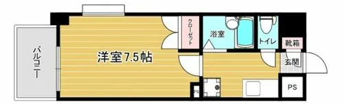 リファレンス美野島【3階】の間取り