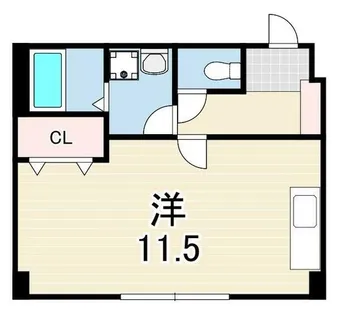 ニューコーベビル【4階】の間取り