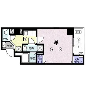 ジェーハイム【6階】の間取り