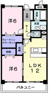 コントレイル【3階】の間取り