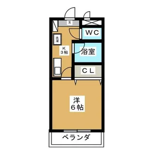 ヴィレッジあざみ野(Village あざみ野)【5階】の間取り