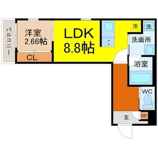 OHKI大曽根【3階】の間取り