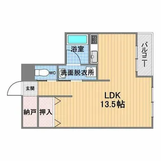 甲子園口ハウス【5階】の間取り