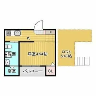 グロウス(GROWTH)【1階】の間取り