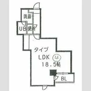 オーキット都島【6階】の間取り