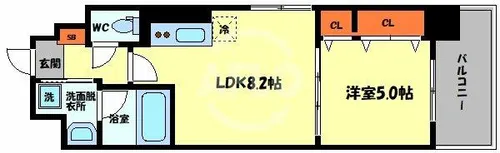 Pine Rich【4階】の間取り