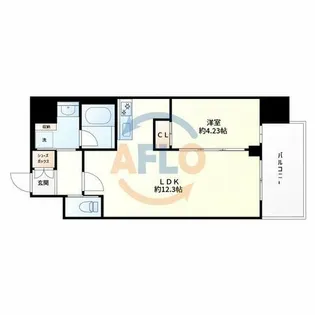 プレジオ西中島ASIAN【9階】の間取り