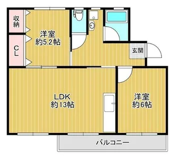 金剛第三住宅214棟【404号室】の間取り
