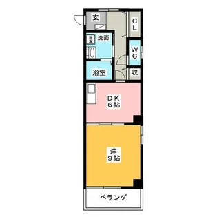 音羽壱番館金山【8階】の間取り