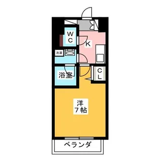 レジデンス東別院スクエア【13階】の間取り