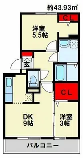 FK-ROCK【2階】の間取り
