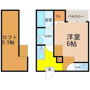 レンガースⅠ【2階】の間取り