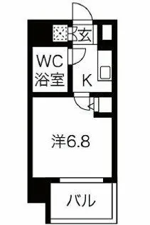 CLASSHILLS難波南【10階】の間取り